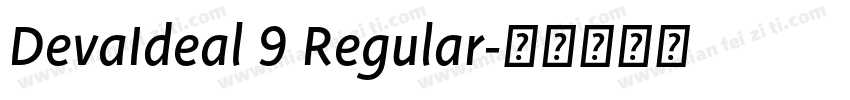 DevaIdeal 9 Regular字体转换